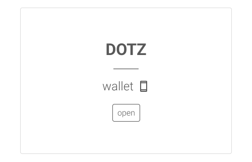 Dotz – Wallet
